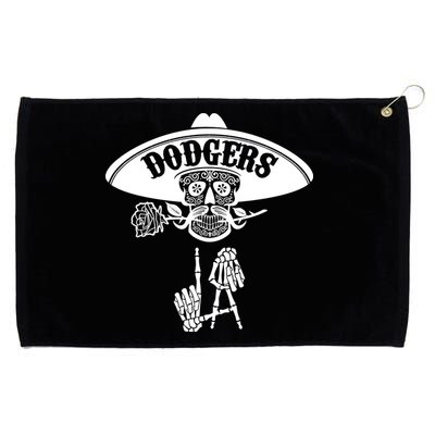 Funny Skull Dodgers Grommeted Golf Towel