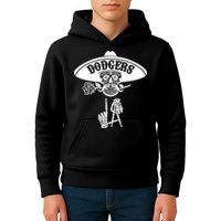 Funny Skull Dodgers Kids Hoodie