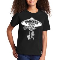 Funny Skull Dodgers Kids T-Shirt