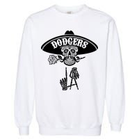 Funny Skull Dodgers Garment-Dyed Sweatshirt