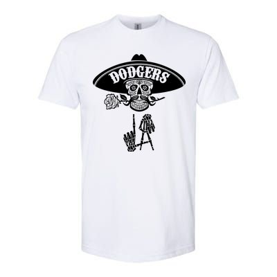 Funny Skull Dodgers Softstyle® CVC T-Shirt