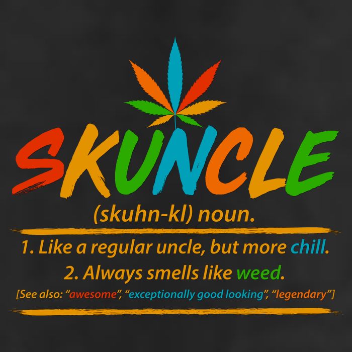 Funny Skuncle Definition Like A Regular Uncle 7 Panel Mesh Trucker Snapback Hat