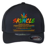 Funny Skuncle Definition Like A Regular Uncle Flexfit Unipanel Trucker Cap