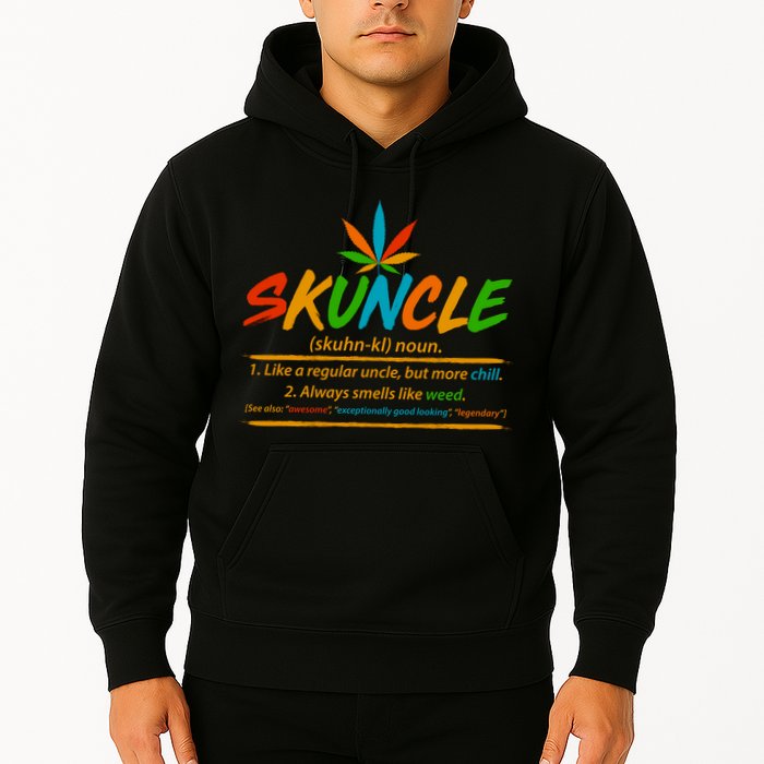 Funny Skuncle Definition Like A Regular Uncle Hoodie