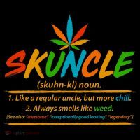 Funny Skuncle Definition Like A Regular Uncle Button