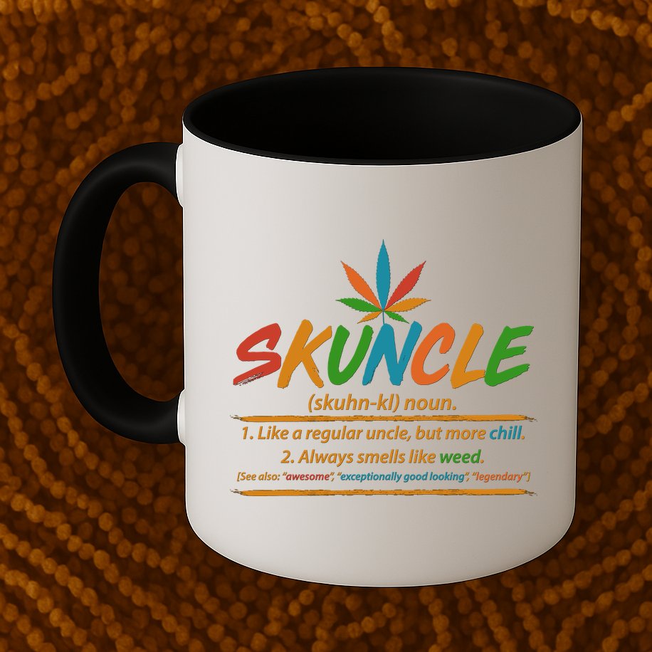 Funny Skuncle Definition Like A Regular Uncle Mug