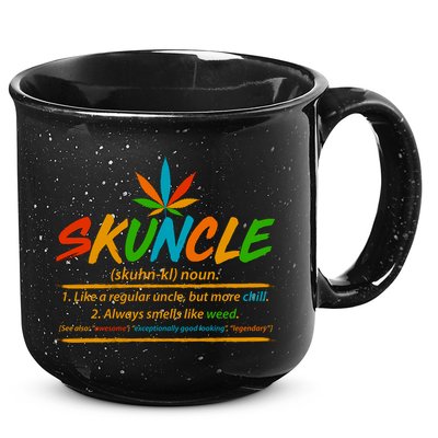 Funny Skuncle Definition Like A Regular Uncle 15oz Campfire Ceramic Mug