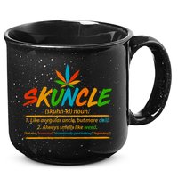Funny Skuncle Definition Like A Regular Uncle 15oz Campfire Ceramic Mug