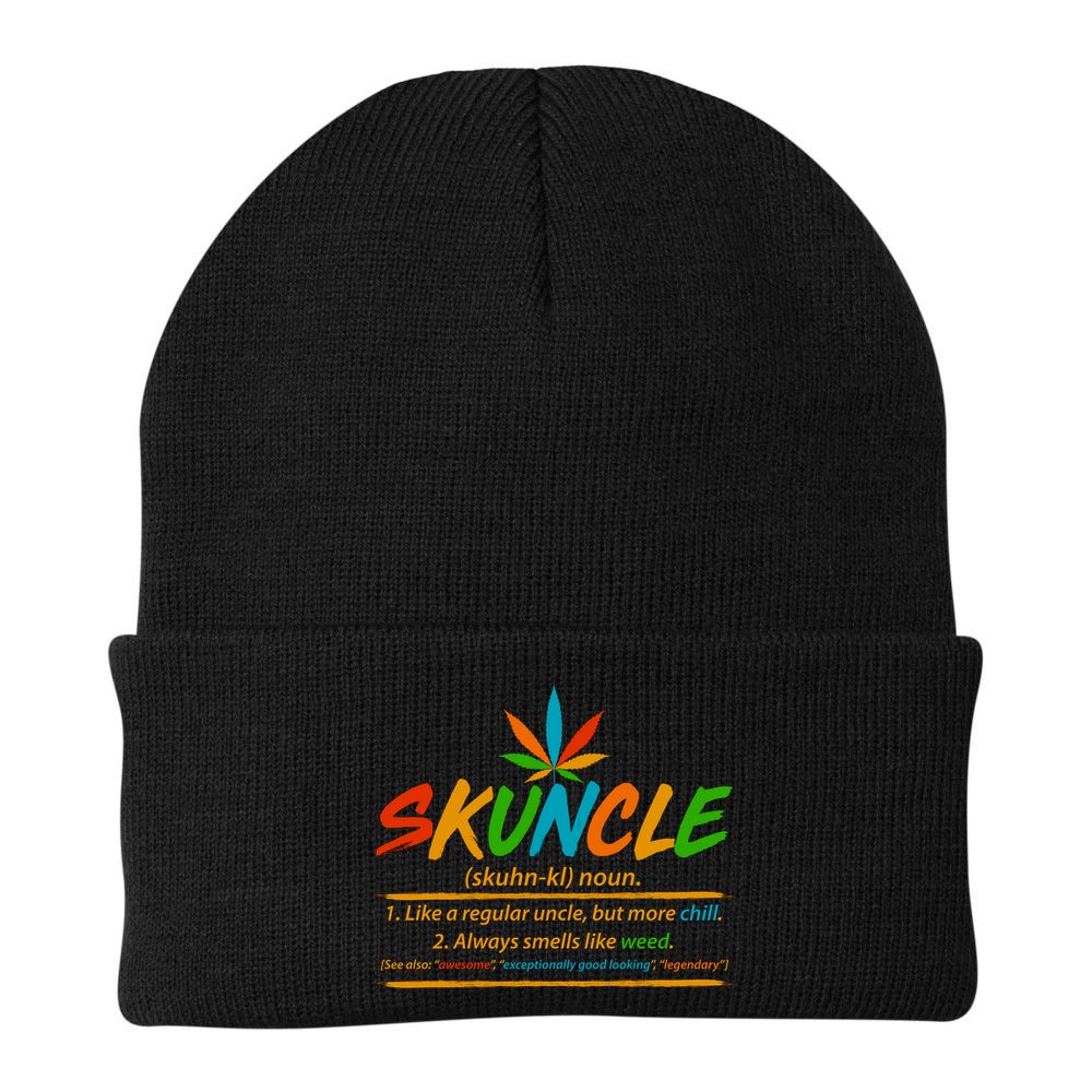 Funny Skuncle Definition Like A Regular Uncle Beanie