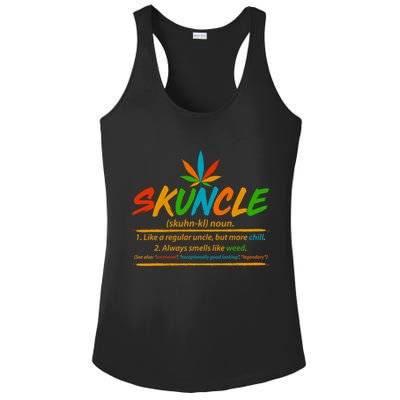 Funny Skuncle Definition Like A Regular Uncle Ladies PosiCharge Competitor Racerback Tank