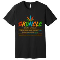 Funny Skuncle Definition Like A Regular Uncle Premium T-Shirt