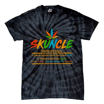 Funny Skuncle Definition Like A Regular Uncle Tie-Dye T-Shirt