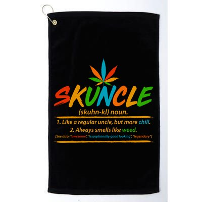 Funny Skuncle Definition Like A Regular Uncle Golf Towel