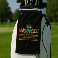 Funny Skuncle Definition Like A Regular Uncle Golf Towel