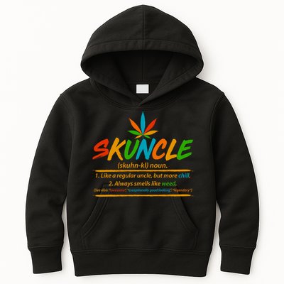 Funny Skuncle Definition Like A Regular Uncle Kids Hoodie