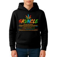 Funny Skuncle Definition Like A Regular Uncle Kids Hoodie