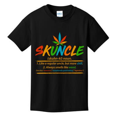 Funny Skuncle Definition Like A Regular Uncle Kids T-Shirt