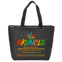 Funny Skuncle Definition Like A Regular Uncle Zip Tote Bag