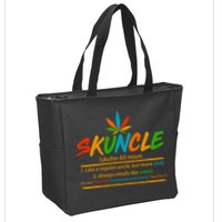 Funny Skuncle Definition Like A Regular Uncle Zip Tote Bag
