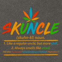 Funny Skuncle Definition Like A Regular Uncle Cotton Canvas Backpack