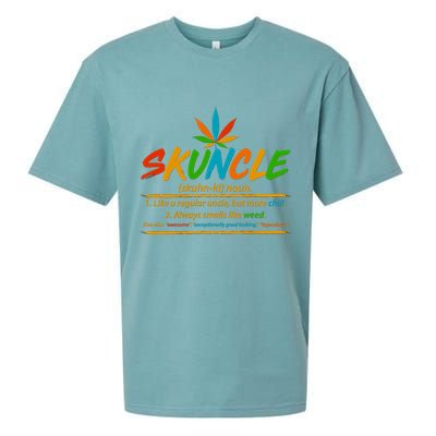 Funny Skuncle Definition Like A Regular Uncle Sueded Cloud Jersey T-Shirt