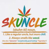 Funny Skuncle Definition Like A Regular Uncle Garment-Dyed Sweatshirt
