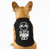 Funny Sloth Mode On Doggie Tank