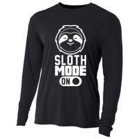 Funny Sloth Mode On Cooling Performance Long Sleeve Crew