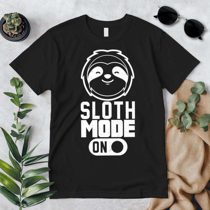 Funny Sloth Mode On Premium T-Shirt
