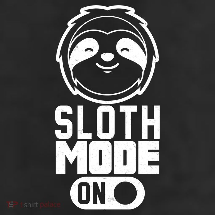 Funny Sloth Mode On 25L Jumbo Tote