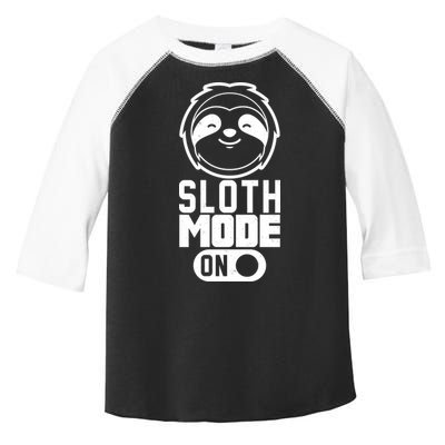 Funny Sloth Mode On Toddler Fine Jersey T-Shirt