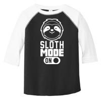 Funny Sloth Mode On Toddler Fine Jersey T-Shirt