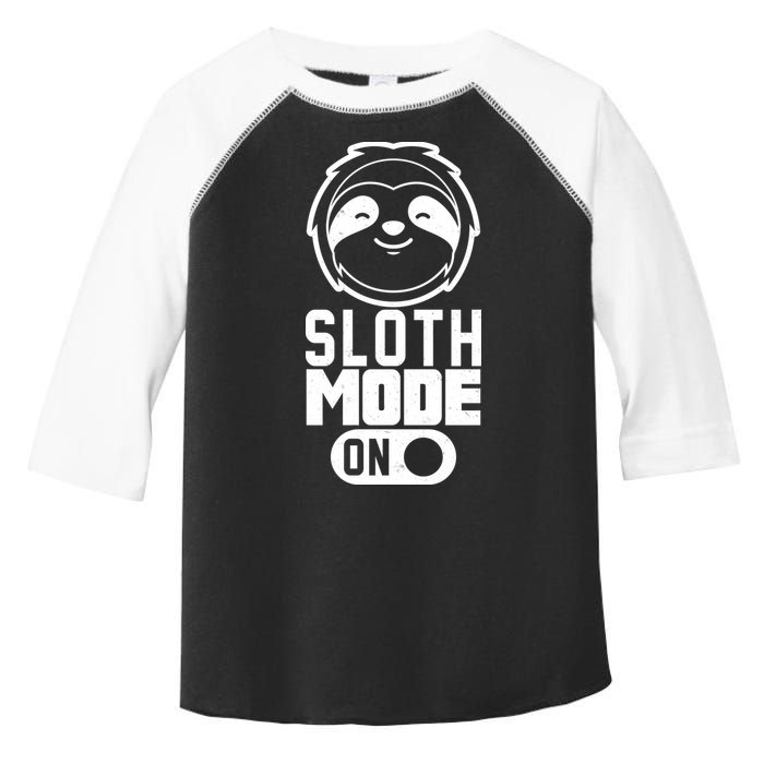 Funny Sloth Mode On Toddler Fine Jersey T-Shirt