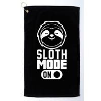 Funny Sloth Mode On Golf Towel