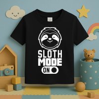 Funny Sloth Mode On Toddler T-Shirt