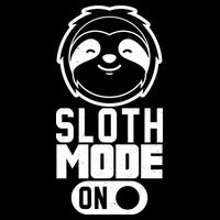 Funny Sloth Mode On Cropped Pullover Crew
