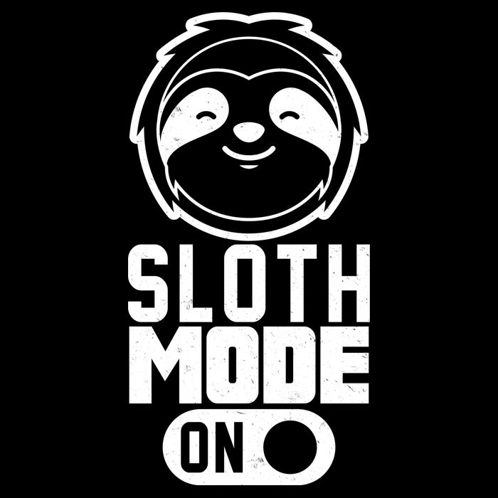 Funny Sloth Mode On Cropped Pullover Crew
