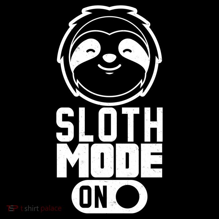 Funny Sloth Mode On Zip Tote Bag