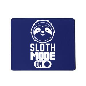 Funny Sloth Mode On Mousepad