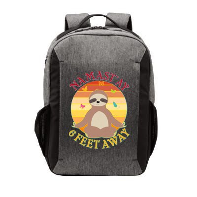 Funny Sloth Namast'ay 6 Feet Away Vector Backpack