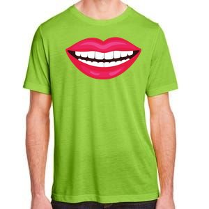 Funny Smile Lips Adult ChromaSoft Performance T-Shirt