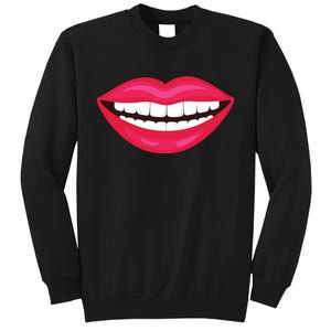 Funny Smile Lips Sweatshirt