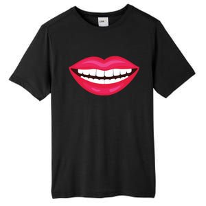 Funny Smile Lips Tall Fusion ChromaSoft Performance T-Shirt