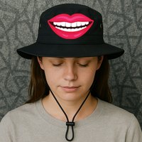 Funny Smile Lips Bucket Hat