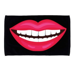 Funny Smile Lips Microfiber Hand Towel