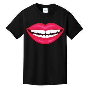 Funny Smile Lips Kids T-Shirt