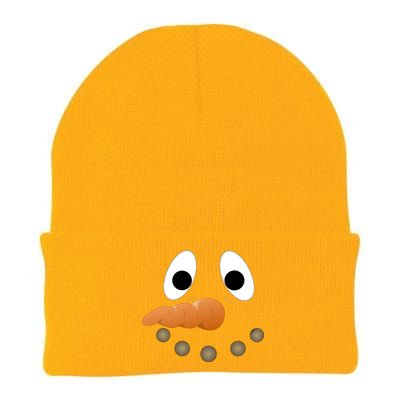 Funny Snowman Face Knit Cap Winter Beanie