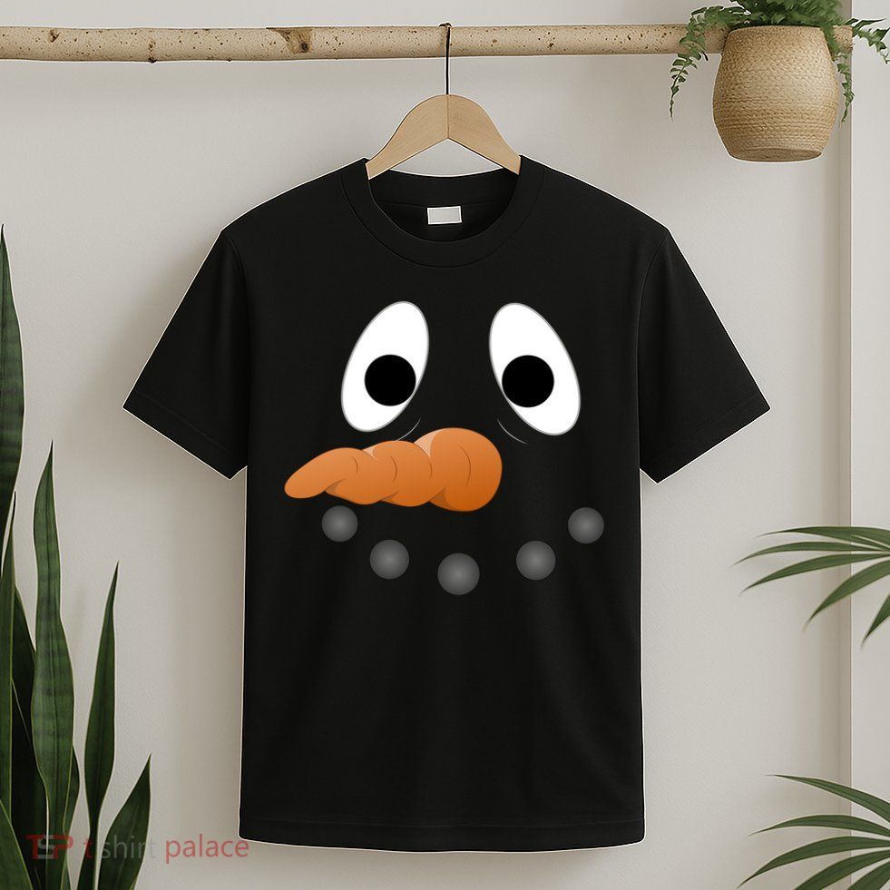 Funny Snowman Face T-Shirt