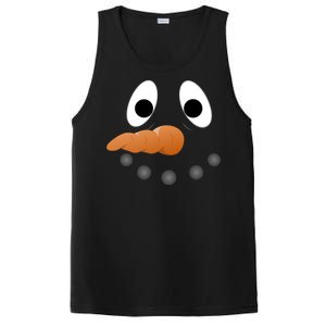 Funny Snowman Face PosiCharge Competitor Tank