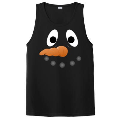 Funny Snowman Face PosiCharge Competitor Tank